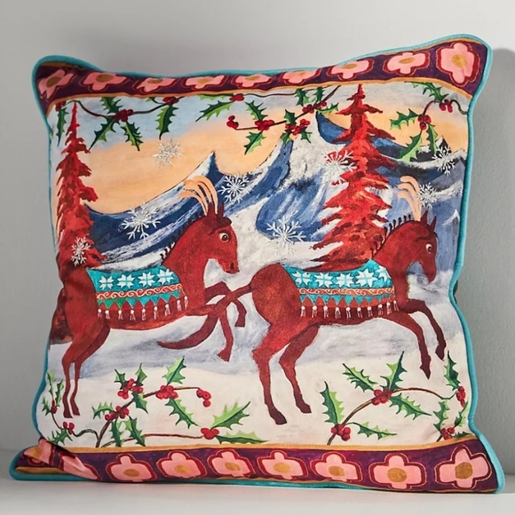 Anthropologie Other - Anthropologie Raphael Balme Pillow - red